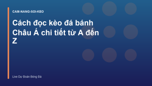 Read more about the article Cách đọc kèo đá bánh Châu Á chi tiết từ A đến Z