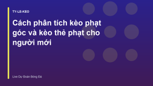 Read more about the article Cách phân tích kèo phạt góc và kèo thẻ phạt cho người mới