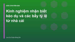 Read more about the article Kinh nghiệm nhận biết kèo dụ và các bẫy tỷ lệ từ nhà cái