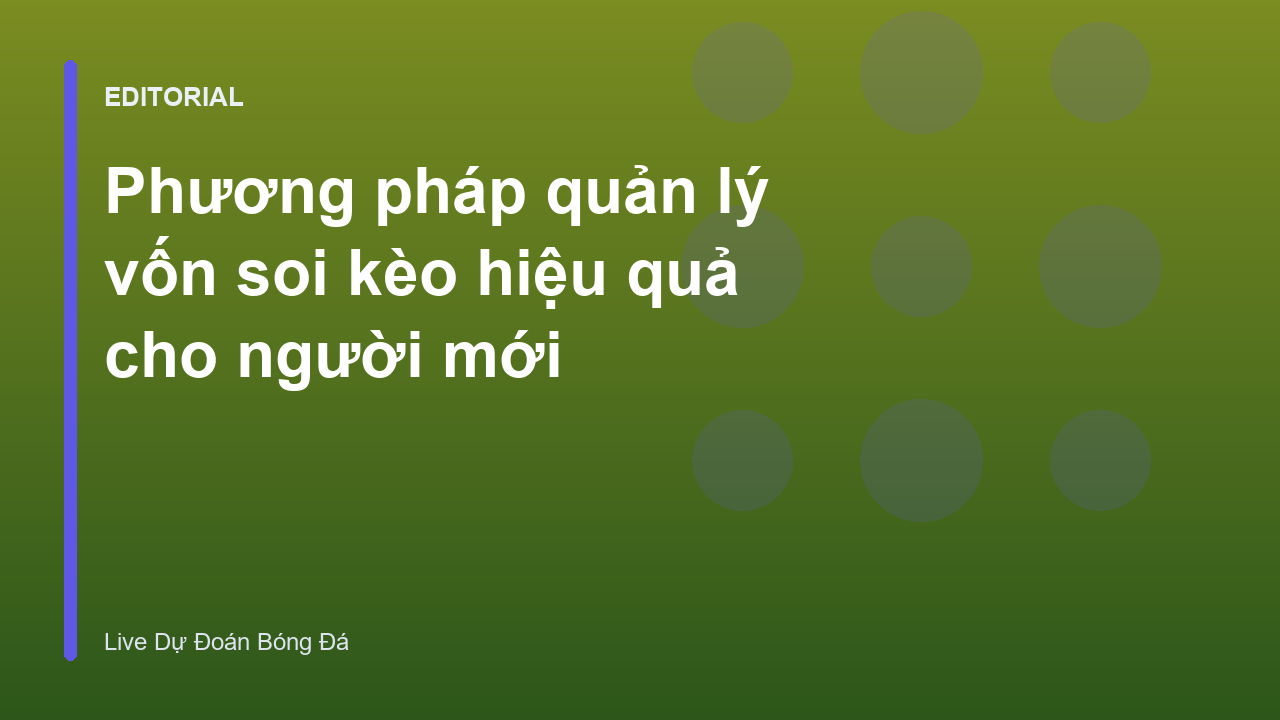 Biểu đồ minh họa quản lý vốn trong soi kèo