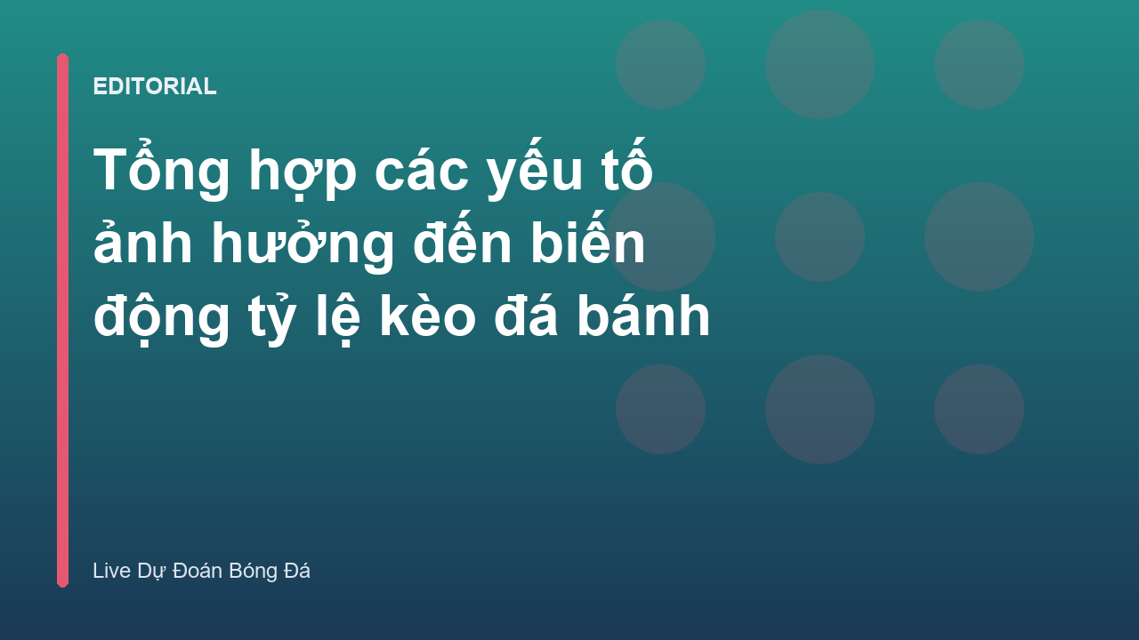 Biểu đồ minh họa biến động tỷ lệ kèo bóng đá